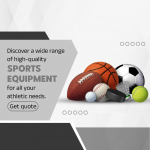 Sports Equipment Supply Graphic For Pinterest