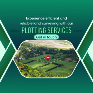 Professional Land Plotting Services Poster For Pinterest