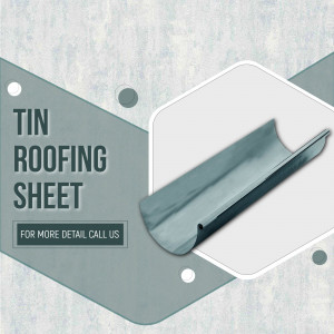 Tin Roofing Sheet Advertisement Creative Design For LinkedIn