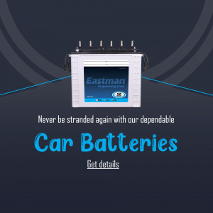 Eastman Car Battery Promotion Artwork For X