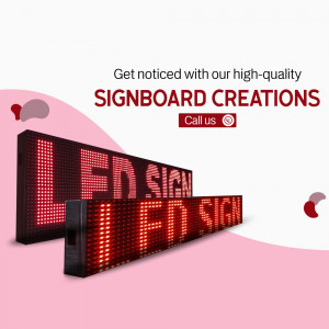 LED Signboard Advertising Solutions Advertisement For Google Business Profile