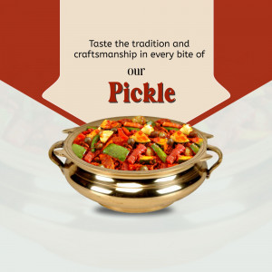 Traditional Indian Pickle Promotion Post For Pinterest