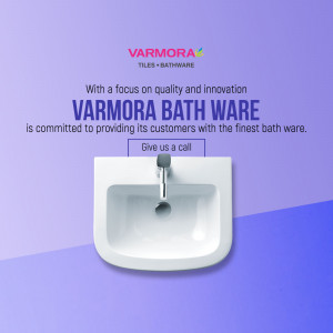 Varmora Bathware Promotion Marketing Image For Google Business Profile