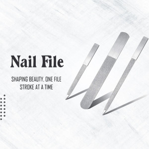 Professional Metal Nail File Set Social Media Post For WhatsApp