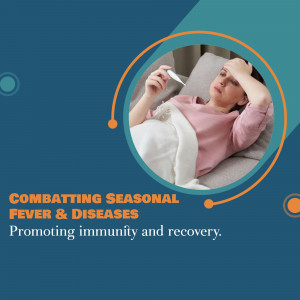 Combatting Seasonal Fever And Diseases Advertisement For WhatsApp