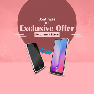 Exclusive Mobile Phone Offer Design For X