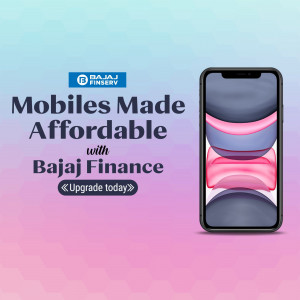 Bajaj Finserv Mobile Financing Offer Graphic For X