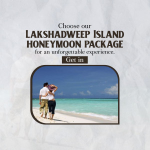 Lakshadweep Island Honeymoon Package Advertisement For Twitter