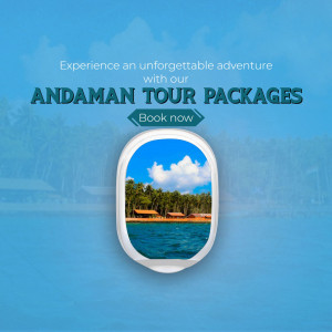 Andaman Tour Packages Promotion Template For Facebook