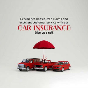 Comprehensive Car Insurance Protection Flyer For Threads