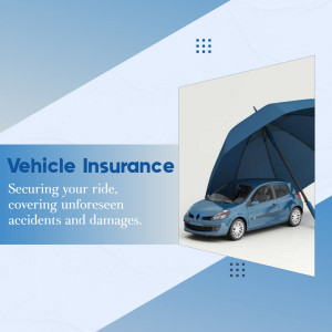 Comprehensive Vehicle Insurance Coverage Promotional Banner For Telegram