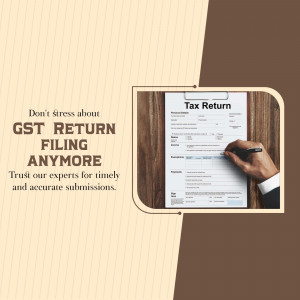 GST Return Filing Services Advertisement For Twitter