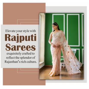 Rajputi Saree Elegance Image For Instagram