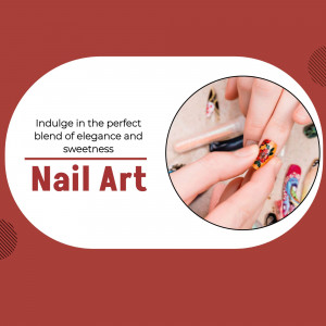 Elegant Nail Art Inspiration Social Media Post For Instagram