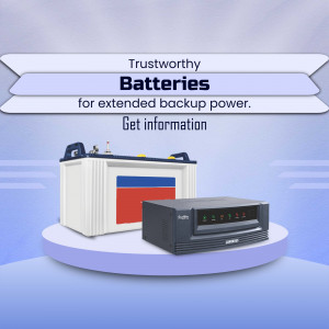 Trustworthy Batteries For Extended Backup Power Creative Design For WhatsApp