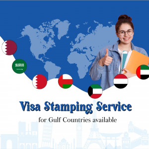 Gulf Countries Visa Stamping Service Creative Design For Facebook