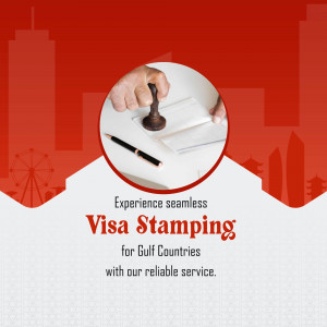 Seamless Visa Stamping Services For Gulf Countries Flyer For Threads
