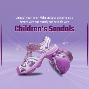 Sturdy Children's Sandals Image For Facebook
