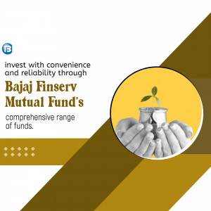 Invest With Bajaj Finserv Mutual Funds Marketing Image For Facebook
