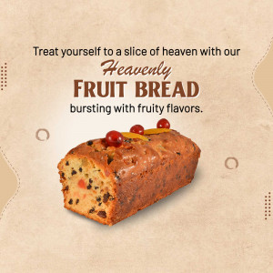 Heavenly Fruit Bread Promotion Flyer For Instagram