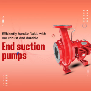 Robust Industrial End Suction Pump Template For Facebook