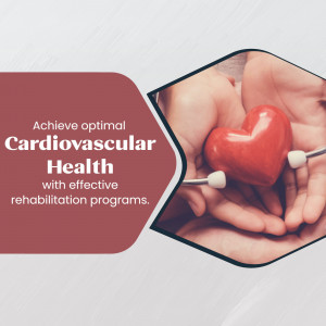Cardiovascular Health Rehabilitation Social Media Post For Facebook