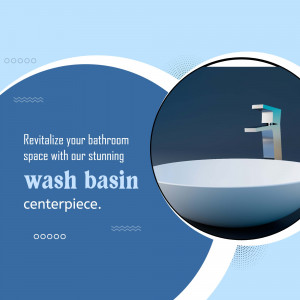 Modern Bathroom Wash Basin Centerpiece Design For WhatsApp