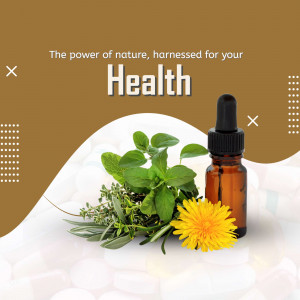 Natural Health Remedies Concept Post For X
