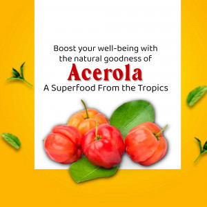 Boost Your Well-being With Acerola Superfood Advertisement For Google Business Profile