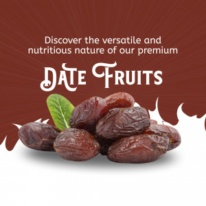 Premium Date Fruits Promotion Artwork For Facebook