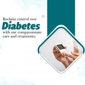 Diabetes Care And Treatment Services Promotional Banner For Google Business Profile