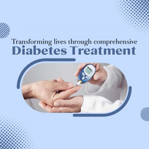 Comprehensive Diabetes Treatment Services Artwork For WhatsApp