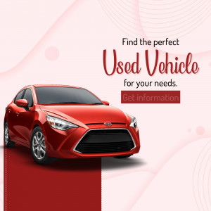 Find The Perfect Used Vehicle Poster For LinkedIn