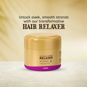 Professional No-Base Crème Hair Relaxer Creative Design For Instagram