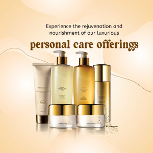 Luxurious Personal Care Product Collection Template For Facebook