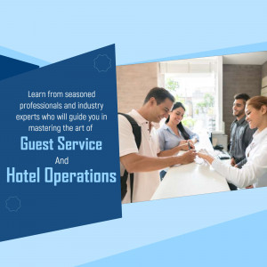 Hotel Operations And Guest Service Training Banner For Instagram