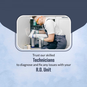 Professional R.O. Unit Repair Services Social Media Post For Threads