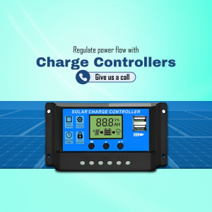 Solar Charge Controller Advertisement Banner For WhatsApp