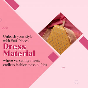 Unstitched Suit Dress Material Collection Advertisement For Pinterest