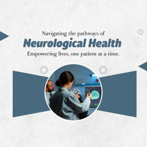 Navigating The Pathways Of Neurological Health Poster For WhatsApp