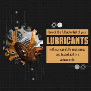 Industrial Lubricant Additive Components Artwork For LinkedIn