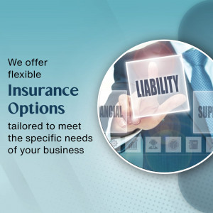 Flexible Business Liability Insurance Options Branding Post For LinkedIn