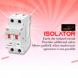 V-Guard 40A Electrical Isolator Switch Creative Design For Google Business Profile
