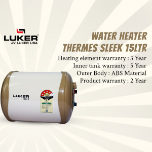 Luker Thermes Sleek 15 Litre Water Heater Graphic For Telegram
