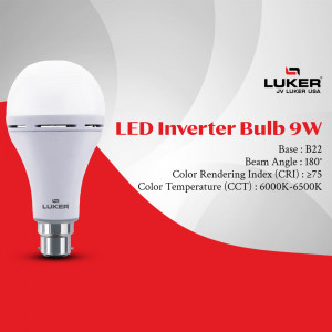 Luker 9W LED Inverter Bulb Template For X