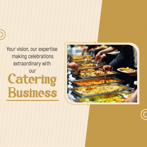 Professional Catering Services Advertising Social Media Post For Telegram