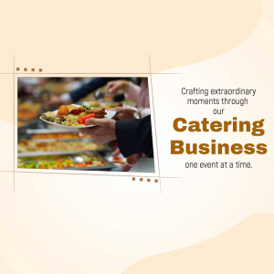 Catering Business Promotion Creative Design For Pinterest