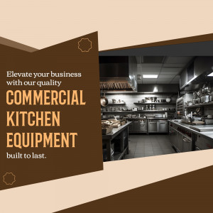 Commercial Kitchen Equipment Solutions Branding Post For Telegram