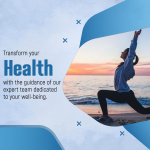 Transform Your Health - Yoga And Wellness Consultation Marketing Image For Threads