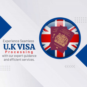 UK Visa Processing Services Branding Post For WhatsApp